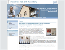 Tablet Screenshot of dr-med-orth.de